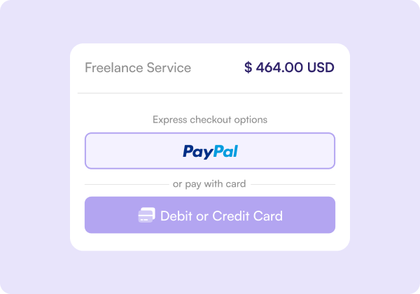 Customized Checkout